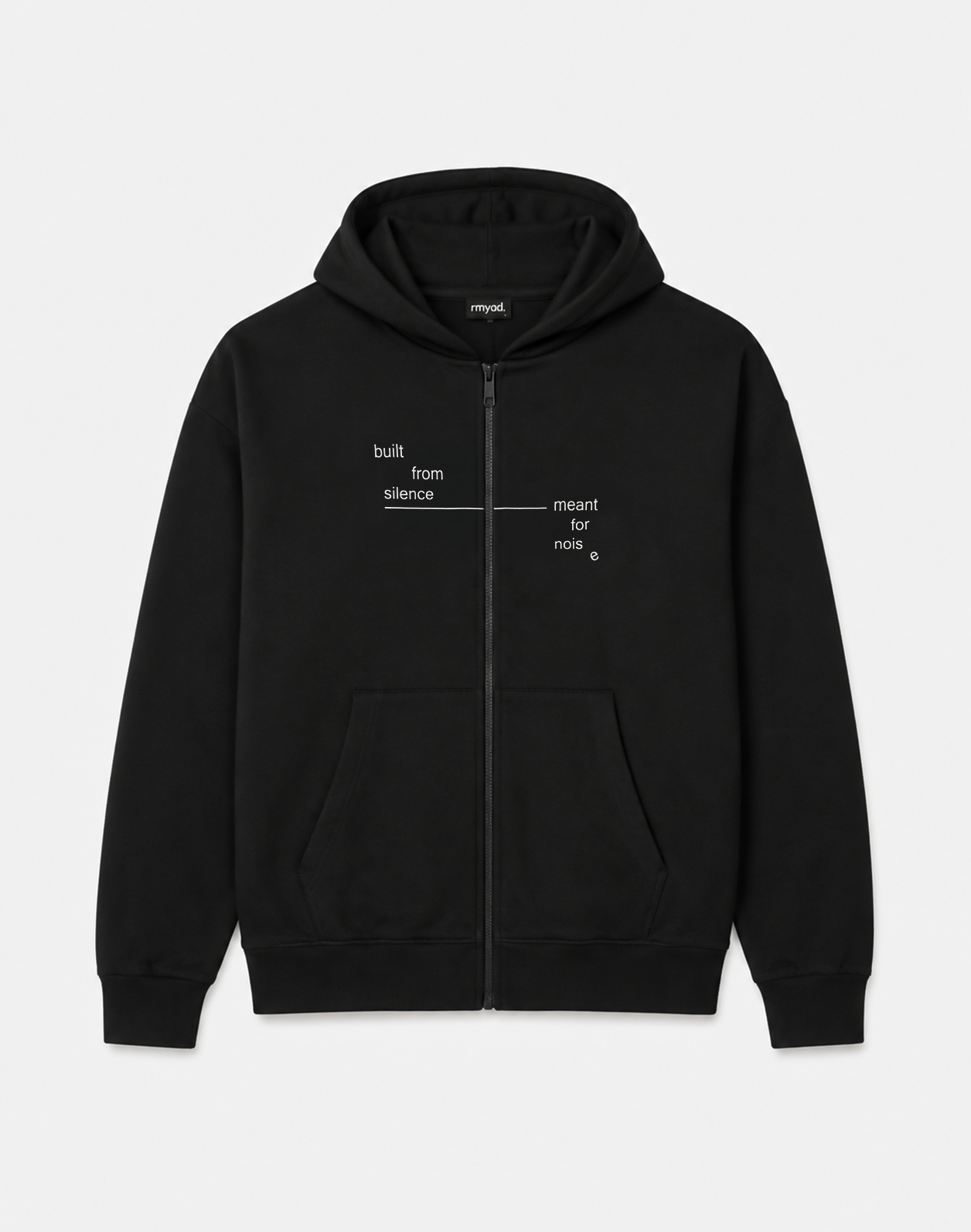 ZIP HOODIE-SILENCE