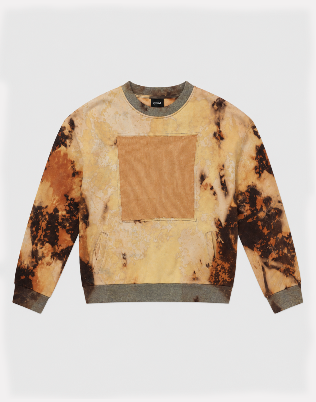 CHROMATIC PANEL SWEATSHIRT-CLAY