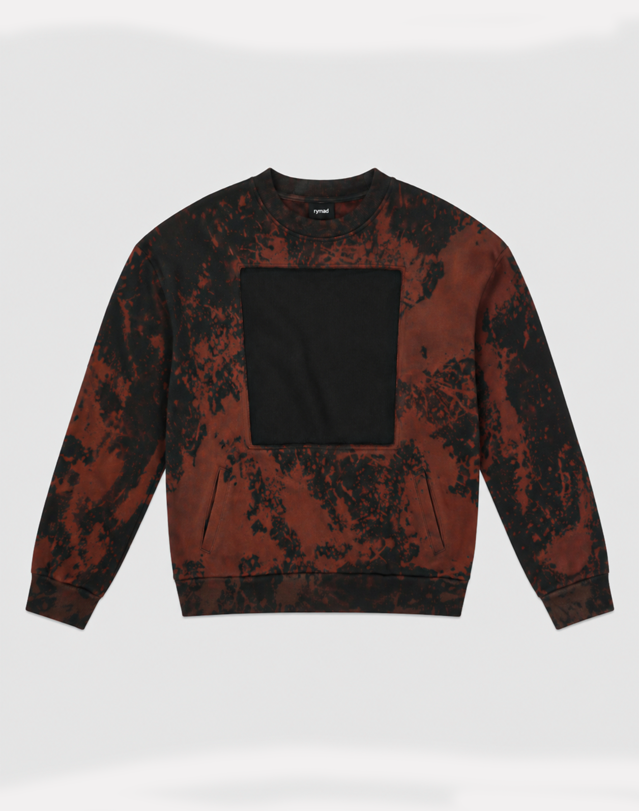 CHROMATIC PANEL SWEATSHIRT-CINDER